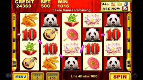 free wild panda slots games.